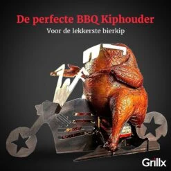 GrillX Beer Can Chicken Houder - Kiphouder Motorcycle - BBQ Accesoires - Bierkip - Barbeque Gereedschap - Chicken Sitter -Woonwinkel 1200x1200 1407