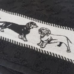 DDDDD Saar - 2x Theedoek & 2x Keukendoek - Black -Woonwinkel 1200x1200 1496