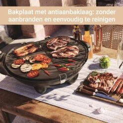 SUNTEC Elektrische BBQ 9493 - Geschikt Voor Buiten Als Tafelbarbecue Of Staande Barbecue - Barbecue Voor Balkon, Terras, Tuin En Camping - Elektrisch Barbecueën Met Max. 2400 Watt - Mobiel Onderstel -Woonwinkel 1200x1200 1543