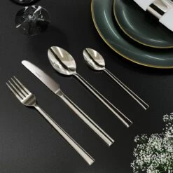 Nevana Bestekset - 24 Delig - 18/10 Edelstaal - Bestek - Lepels, Messen, Vorken -Woonwinkel 1200x1200 1592
