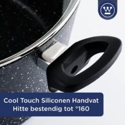 Westinghouse Hapjespan Inductie - Ø 32 Cm - Zwart Marmer - Met Deksel -Woonwinkel 1200x1200 1595