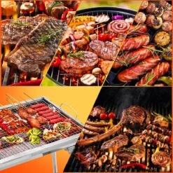 Uten - Houtskoolbarbecue - Opvouwbare Barbecue - Houtskoolbarbecues - Draagbare Camping Barbecue - 430 Roestvrij Staal Grill BBQ - 5-10 Persoon Tuin Buitenfeest - Zilver 15 Uten - Houtskoolbarbecue - Opvouwbare Barbecue - Houtskoolbarbecues - Draagbare Camping Barbecue - 430 Roestvrij Staal Grill BBQ - 5-10 Persoon Tuin Buitenfeest - Zilver -Woonwinkel 1200x1200 1601