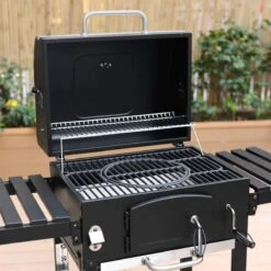 Alice's Garden Houtskool BBQ Bernard - Smoker - Verstelbare Houtskoolbak - Zwart -Woonwinkel 1200x1200 1626