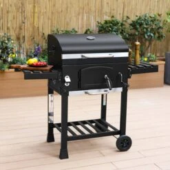 Alice's Garden Houtskool BBQ Bernard - Smoker - Verstelbare Houtskoolbak - Zwart -Woonwinkel 1200x1200 1628