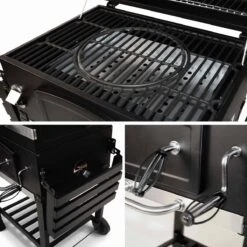 Alice's Garden Houtskool BBQ Bernard - Smoker - Verstelbare Houtskoolbak - Zwart -Woonwinkel 1200x1200 1629