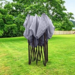 LifeGoods Partytent - 3x3 M - Zijwanden - Easy Up - Opvouwbaar - Waterdicht - Draagtas Met Wieltjes - Donkergrijs 21 LifeGoods Partytent - 3x3 M - Zijwanden - Easy Up - Opvouwbaar - Waterdicht - Draagtas Met Wieltjes - Donkergrijs -Woonwinkel 1200x1200 169