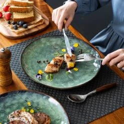 Serviesset 8 Personen - 24 Delig - Handgemaakt Keramiek - Vancasso Groen -Woonwinkel 1200x1200 1702