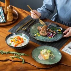 Serviesset 8 Personen - 24 Delig - Handgemaakt Keramiek - Vancasso Groen -Woonwinkel 1200x1200 1703