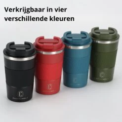 Castagnola Design RVS Koffiebeker To Go - Blauw - 380ml - Thermosbeker - Theebeker -Woonwinkel 1200x1200 1761