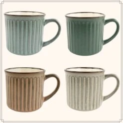OTIX Koffiekopjes - Met Oor - Set Van 4 - Aardewerk - 200 Ml -Woonwinkel 1200x1200 1791