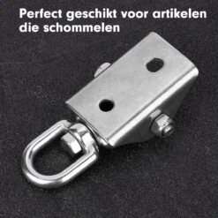 Luxe Ophangsysteem - 180° Schommelen, 360° Roteerbaar - Plafondhaak - Ophanghaak - Hangstoel Buiten - Hangstoel Binnen – Schommelstoel - Schommel - Bokszakken - RVS - Nederlandse Handleiding - 20 Luxe Ophangsysteem - 180° Schommelen, 360° Roteerbaar - Plafondhaak - Ophanghaak - Hangstoel Buiten - Hangstoel Binnen – Schommelstoel - Schommel - Bokszakken - RVS - Nederlandse Handleiding - -Woonwinkel 1200x1200 184