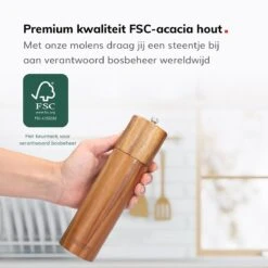 Deleca Luxe Peper En Zoutmolen Set - Zout / Pepermolen - Handmatig - Met Navul Lepel & Geschenkdoos - Acacia Hout - Rond 17 Deleca Luxe Peper En Zoutmolen Set - Zout / Pepermolen - Handmatig - Met Navul Lepel & Geschenkdoos - Acacia Hout - Rond -Woonwinkel 1200x1200 1868