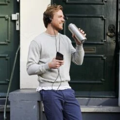 Mepal – Isoleerfles Ellipse 900 Ml – Houdt Je Drankje 12 Uur Warm En 24 Uur Koud – Natural Brushed – Geschikt Voor Bruiswater – Thermosfles – Lekdicht -Woonwinkel 1200x1200 1912