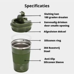 Castagnola Design RVS Koffiebeker To Go - Groen - 380ml - Thermosbeker - Theebeker 16 Castagnola Design RVS Koffiebeker To Go - Groen - 380ml - Thermosbeker - Theebeker -Woonwinkel 1200x1200 1918
