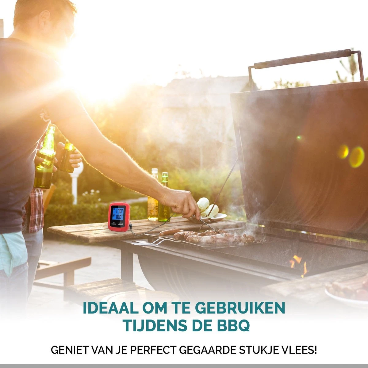 Mancor Vleesthermometer Digitaal BBQ Accesoires Thermometer Oventhermometer 8 Mancor Vleesthermometer Digitaal BBQ Accesoires Thermometer Oventhermometer - Afbeelding 6