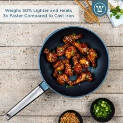 Westinghouse Performance Series - Wokpan Inductie - 28cm Luxe Wok Met Deksel - Blauw - Geschikt Voor Alle Warmtebronnen -Woonwinkel 1200x1200 1972