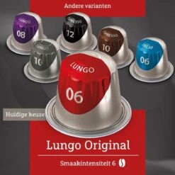 Douwe Egberts Lungo Original Koffiecups - Intensiteit 6/12 - 10 X 20 Capsules 15 Douwe Egberts Lungo Original Koffiecups - Intensiteit 6/12 - 10 X 20 Capsules -Woonwinkel 1200x1200 2016