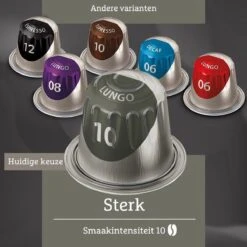 Douwe Egberts Lungo Sterk (10) - 10 X 20 Koffiecups 10 Douwe Egberts Lungo Sterk (10) - 10 X 20 Koffiecups -Woonwinkel 1200x1200 2033