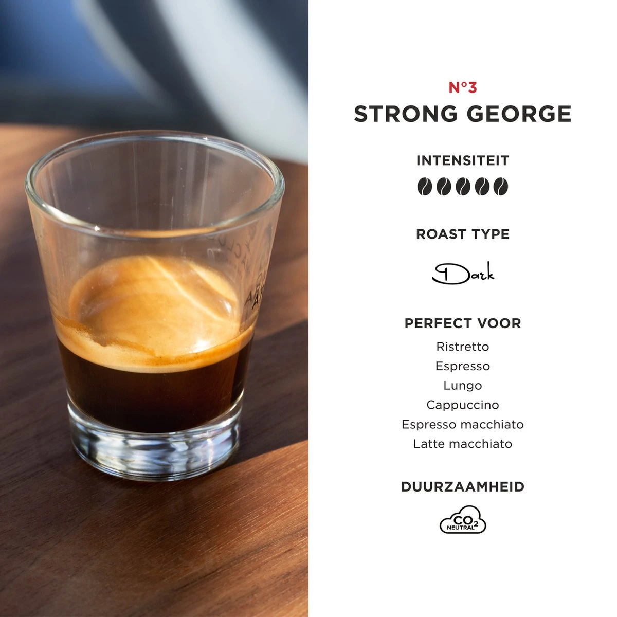 Aroma Club - Krachtige Koffiebonen 1KG - No. 3 Strong George - Koffie Intensiteit 5/5 7 Aroma Club - Krachtige Koffiebonen 1KG - No. 3 Strong George - Koffie Intensiteit 5/5 - Afbeelding 5