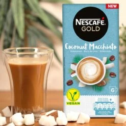 Nescafé Gold Coconut Macchiato Oploskoffie - 6 Doosjes à 6 Zakjes -Woonwinkel 1200x1200 2068
