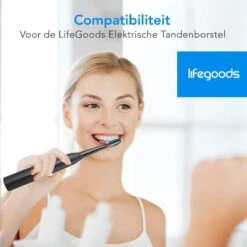 LifeGoods Opzetborstels - Voor Elektrische Tandenborstel - 4 Stuks - Zwart/Blauw -Woonwinkel 1200x1200 2108