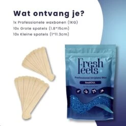 Freshfeels® Hard Wax Beans - Incl. 20x Wax Spatels - 1 KG - Voor Lichaam & Gezicht - Wax Parels - Wax Bonen - Wax Korrels - Voor Gevoelige Huid - Fijn/Grof Haar - Brazilian Hard Wax - Aqua Blauw -Woonwinkel 1200x1200 2131