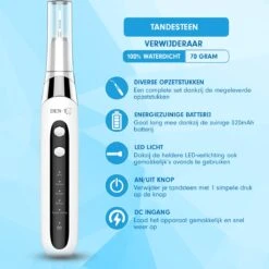 DEN-T® PRO U500 - Elektrische Sonische Tandsteen Verwijderaar - Wit -Woonwinkel 1200x1200 2150
