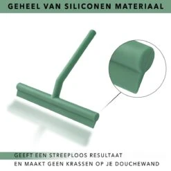 Douchewisser Groen Met Ophangsysteem- Badkamer Accessoires- Raamwisser- Trekker Douche- Silicone- 21cm X 16cm -Woonwinkel 1200x1200 2210