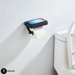 Tolussa Premium WC Rolhouder Zwart Met Plankje - Toiletrolhouder Zwart Met Plankje - Met En Zonder Boren 14 Tolussa Premium WC Rolhouder Zwart Met Plankje - Toiletrolhouder Zwart Met Plankje - Met En Zonder Boren -Woonwinkel 1200x1200 2231