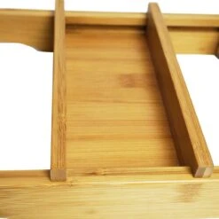 IVOL Badplank Bamboe - Badplank Hout Met Badrek Houders - Uitschuifbaar - 75 Tot 110 Cm -Woonwinkel 1200x1200 2244