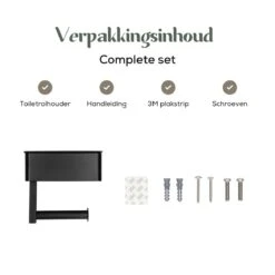 Gatot Goodies RVS Toiletrolhouder Met Plankje - WC Rolhouder Zwart Zonder Boren –Toiletpapierhouder Zelfklevend – Met Lade 17 Gatot Goodies RVS Toiletrolhouder Met Plankje - WC Rolhouder Zwart Zonder Boren –Toiletpapierhouder Zelfklevend – Met Lade -Woonwinkel 1200x1200 2257