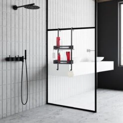 SIAFOSS Doucherek Zonder Boren Doucherek Hangend - 100% Stevig - 100% RVS - Hangend Badkamerrekje - Doucherek Aan Douchewand - Badkamer Accessoires - RVS Zwart - 2 Laags - Douchemand 19 SIAFOSS Doucherek Zonder Boren Doucherek Hangend - 100% Stevig - 100% RVS - Hangend Badkamerrekje - Doucherek Aan Douchewand - Badkamer Accessoires - RVS Zwart - 2 Laags - Douchemand -Woonwinkel 1200x1200 2258