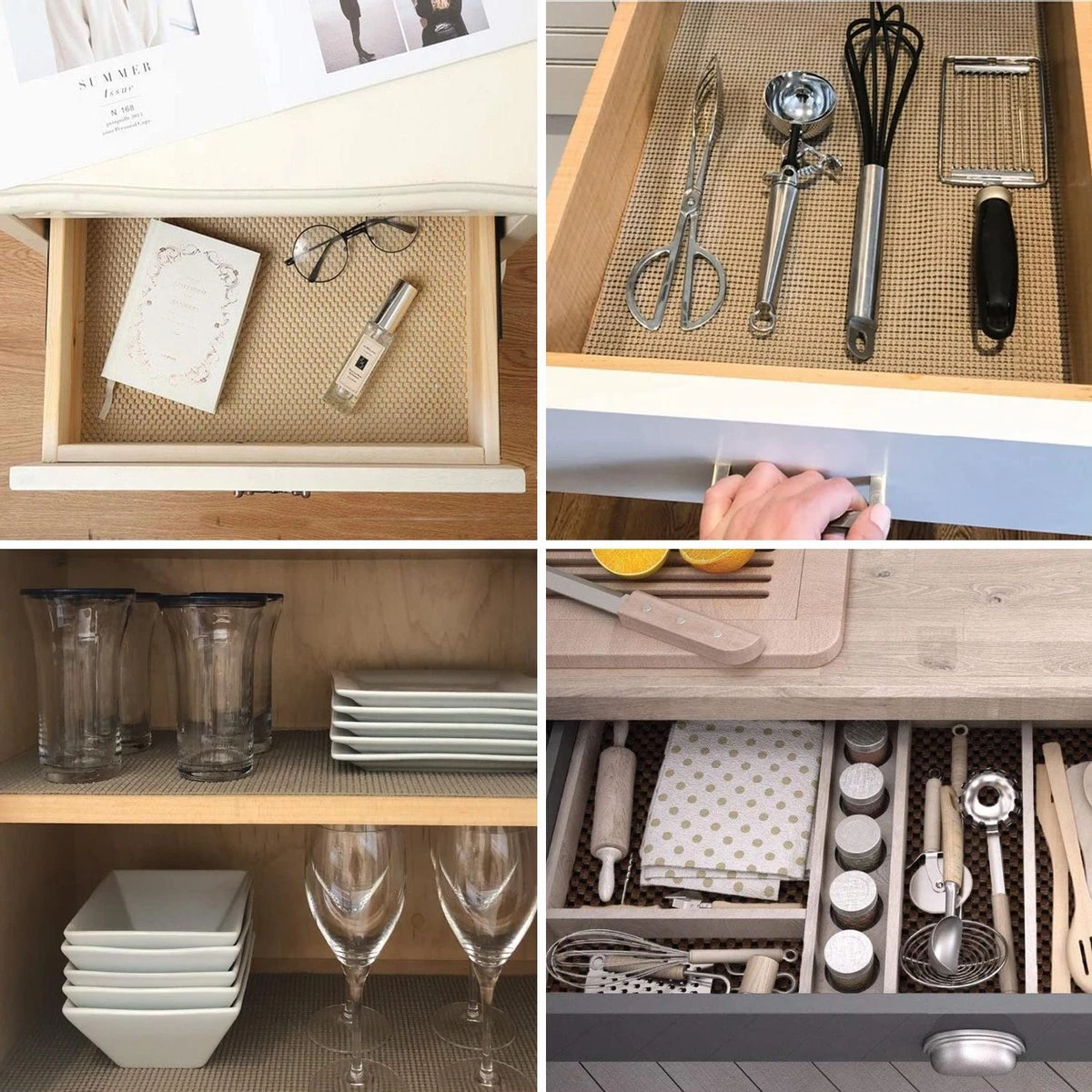 SWILIX ® Antislipmat Voor Kasten En Lades, Douchemat - Badkamermat - Badmat, Dienblad, Vloer - 4 Meter Rol - Anti Slip Mat - 400 X 30 Cm - Zwart 13 SWILIX ® Antislipmat Voor Kasten En Lades, Douchemat - Badkamermat - Badmat, Dienblad, Vloer - 4 Meter Rol - Anti Slip Mat - 400 X 30 Cm - Zwart - Afbeelding 11