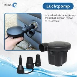 Opblaasbaar Bad Ligbad Zitbad Volwassenen - Ijsbad Badkuip Opblaasbad - Opvouwbaar Bad Opblaas Bad Antraciet -Woonwinkel 1200x1200 2287