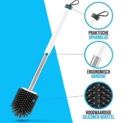 Strex Toiletborstel Siliconen Met Houder - Sneldrogend, Hygiënisch & Antibacteriële Werking - WC Borstel - Toilet Borstel Houder -Woonwinkel 1200x1200 2297