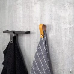 SETPRIJS - 2x Leren Magneet-lus - ZWART - Handles And More® (handdoekhaak - Handdoekhaakje - Handdoeklus - Handdoekhanger - Magnetische Handdoekhouder) -Woonwinkel 1200x1200 2361