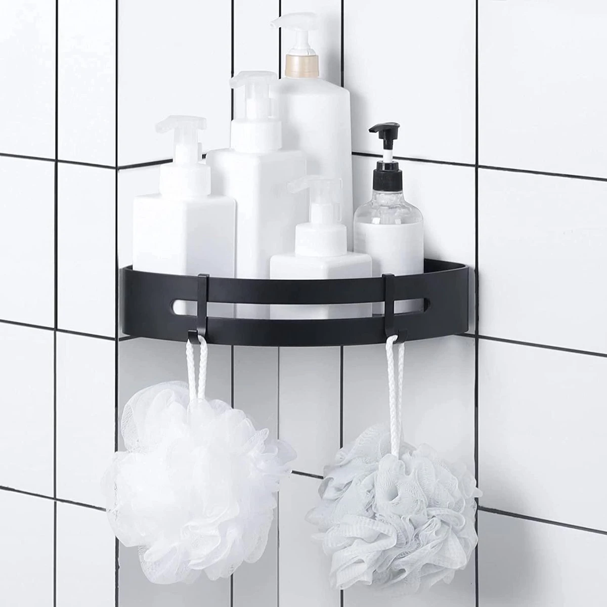 Sens Design Doucherekjes Set Van 3 - Doucherek Zonder Boren - Zwart 13 Sens Design Doucherekjes Set Van 3 - Doucherek Zonder Boren - Zwart - Afbeelding 11