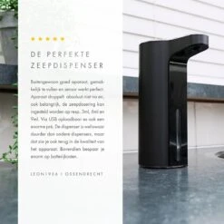 101Products Automatische Zeepdispenser - USB Oplaadbaar - Zeepdispenser Met Sensor - Zeeppompje - Zwart -Woonwinkel 1200x1200 2424