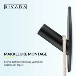 Handdoekhaakjes Zelfklevend - Zwart - Haakjes Handdoek 2st - Badkamer & Keuken 13 Handdoekhaakjes Zelfklevend - Zwart - Haakjes Handdoek 2st - Badkamer & Keuken -Woonwinkel 1200x1200 2457