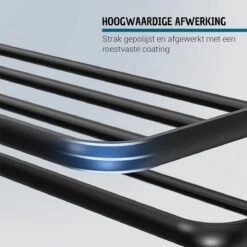 Vannons - Handdoekrek - Handdoekrek Badkamer - 2 Handdoeken - Handdoekrek Zelfklevend - Zwart -Woonwinkel 1200x1200 2544