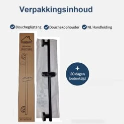 Moodcare® Glijstang - Douche Glijstang - 70 Cm - Mat Zwart - Zonder Boren -Woonwinkel 1200x1200 2551