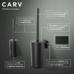 Tiger Carv - Toiletborstel Met Houder - Zwart -Woonwinkel 1200x1200 2553