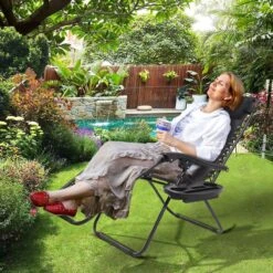 LifeGoods Opvouwbare Tuinstoelen - Verstelbaar Zonnescherm - 2 Stuks - 30°-90° Verstelbaar - Metaal - Zwart 22 LifeGoods Opvouwbare Tuinstoelen - Verstelbaar Zonnescherm - 2 Stuks - 30°-90° Verstelbaar - Metaal - Zwart -Woonwinkel 1200x1200 319