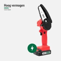 Mardin Mini Kettingzaag - Snoeizaag - Kettingzaag - Kettingzaag Electrisch Met 2 Accu - Inclusief Koffer - 1 Extra Accu - Rood -Woonwinkel 1200x1200 346