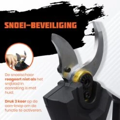 Reichlër® Elektrische Snoeischaar - 40 Mm Snijdiameter - 2x Accu - Anti-cut Functie - Heggenschaar - Takkenschaar - Zwart 13 Reichlër® Elektrische Snoeischaar - 40 Mm Snijdiameter - 2x Accu - Anti-cut Functie - Heggenschaar - Takkenschaar - Zwart -Woonwinkel 1200x1200 394