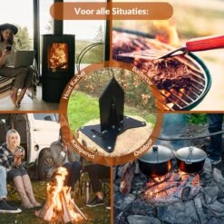 Miseru Houtklover – Geen Bijl Nodig – No Axe - Houtsplijter – Houtkliever – HANDMADE In Holland - Houtklover Voor Aanmaakhout – Metaal -Woonwinkel 1200x1200 426