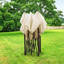 LifeGoods Partytent - 3x3 M - Zijwanden - Easy Up - Opvouwbaar - Waterdicht - Draagtas Met Wieltjes - Beige 23 LifeGoods Partytent - 3x3 M - Zijwanden - Easy Up - Opvouwbaar - Waterdicht - Draagtas Met Wieltjes - Beige -Woonwinkel 1200x1200 441