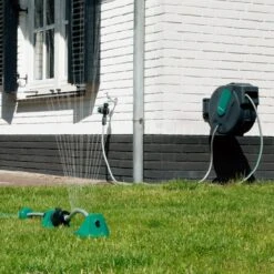 VONROC Automatische Slanghaspel – Incl. 25m Tuinslang, Aansluitslang, Spuitstuk, Koppelingen & Kraanaansluiting -Woonwinkel 1200x1200 497