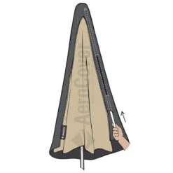 AeroCover Parasolhoes - Zweef Parasols - Grijs - 250x55 Cm (HxB) -Woonwinkel 1200x1200 503