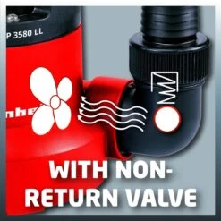 Einhell Dompelpomp GC-SP 3580 LL (350 W - 8000 L/h - 1 Mm Restwater - Traploos Instelbare Vlotterschakelaar - GeÃ¯ntegreerd Terugslagventiel - Draaghandvat - Kabelopwikkeling - Mechanische Afdichting) -Woonwinkel 1200x1200 632